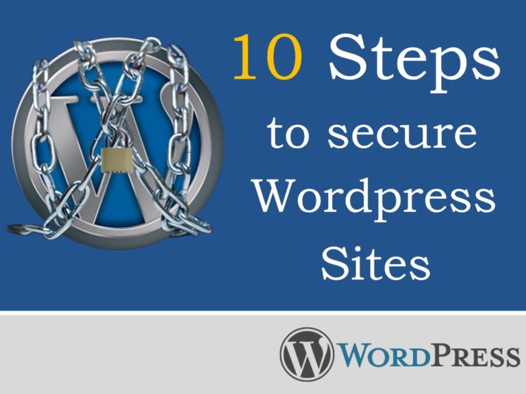 10 Steps to secure Wordpress sites