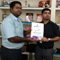 Employee of the month Ravi Mehta