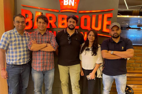 .Net team lunch at BBQ, Janakpuri