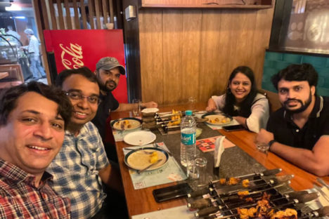 .Net team lunch at BBQ, Janakpuri