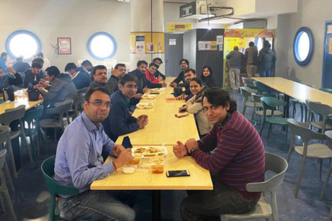 Lunch @Garage society canteen