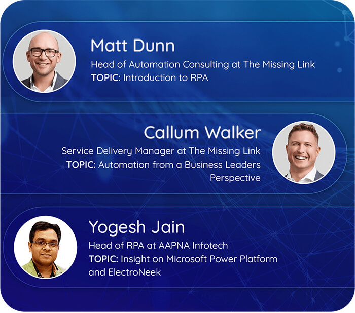 MEET OUR WEBINAR SPEAKERS