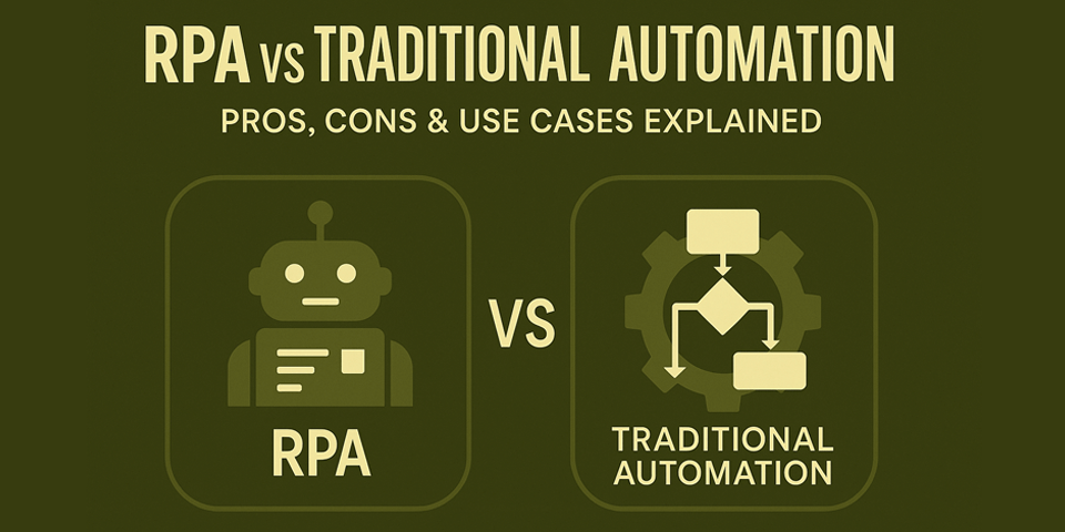 Comparing RPA vs Traditional Automation