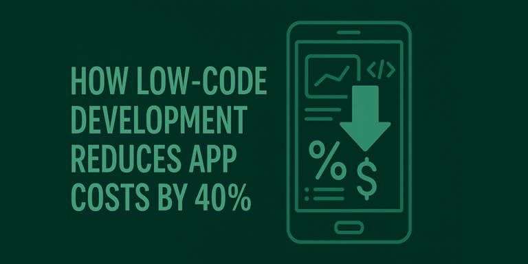 How Low-Code Development Reduces App Costs by 40% (Real Examples)